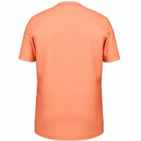 T-shirt orange Mouvement de la tête
