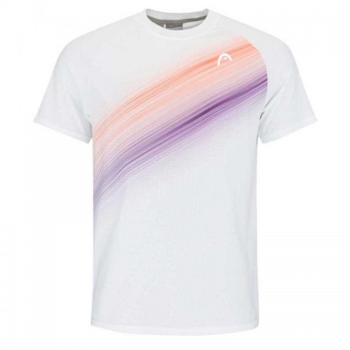 Camiseta Head Performance Print Blanco Camiseta Head Performance Print Blanco