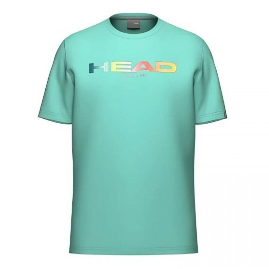 Camiseta Head Rainbow Turquesa