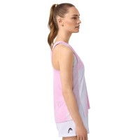 Camiseta Head Spirit Lila Claro Print Mujer