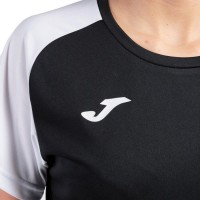 Camiseta Joma Academy IV Negro Blanco Mujer