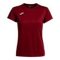 T-shirt femme Joma Combi Bourgogne