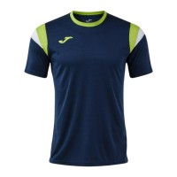 T-shirt bleu marine Joma Terra Lime