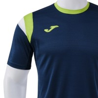 T-shirt bleu marine Joma Terra Lime