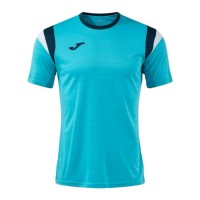 T-shirt bleu marine Joma Terra turquoise