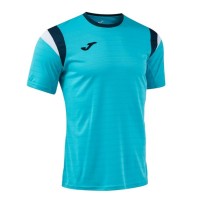 T-shirt bleu marine Joma Terra turquoise
