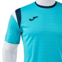 T-shirt bleu marine Joma Terra turquoise