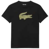Lacoste Sport T-Shirt Kaki Noir