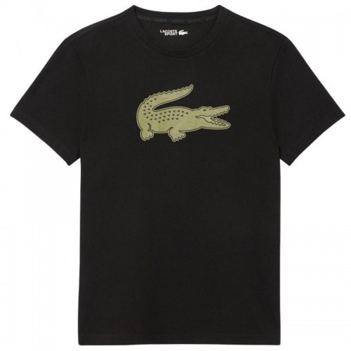 Camiseta Lacoste Sport Negro Kaki