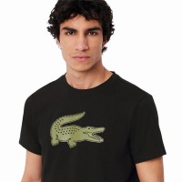 Lacoste Sport T-Shirt Kaki Noir