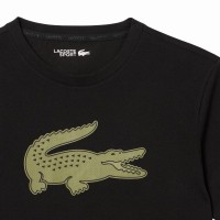 Lacoste Sport T-Shirt Kaki Noir