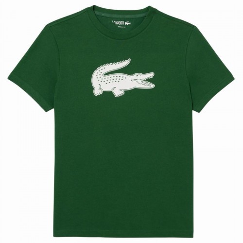 T-shirt Lacoste Sport Vert Blanc