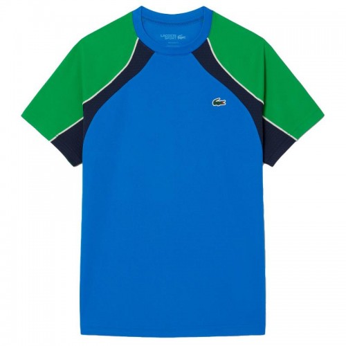 T-shirt Lacoste Ultra Dry Bleu Marine Vert