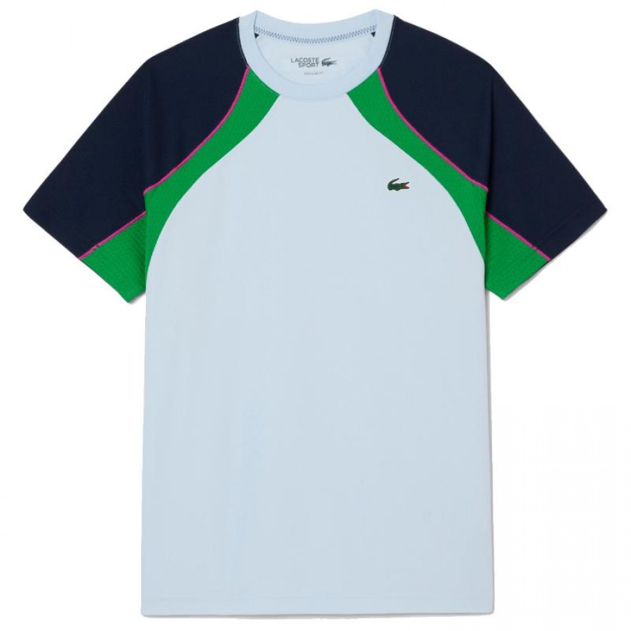 Camiseta Lacoste Ultra Dry Azul Verde