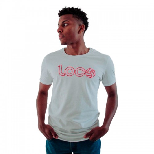 Crazy T-Shirt Marco Lenders White Red Crazy T-Shirt Marco Lenders White Red