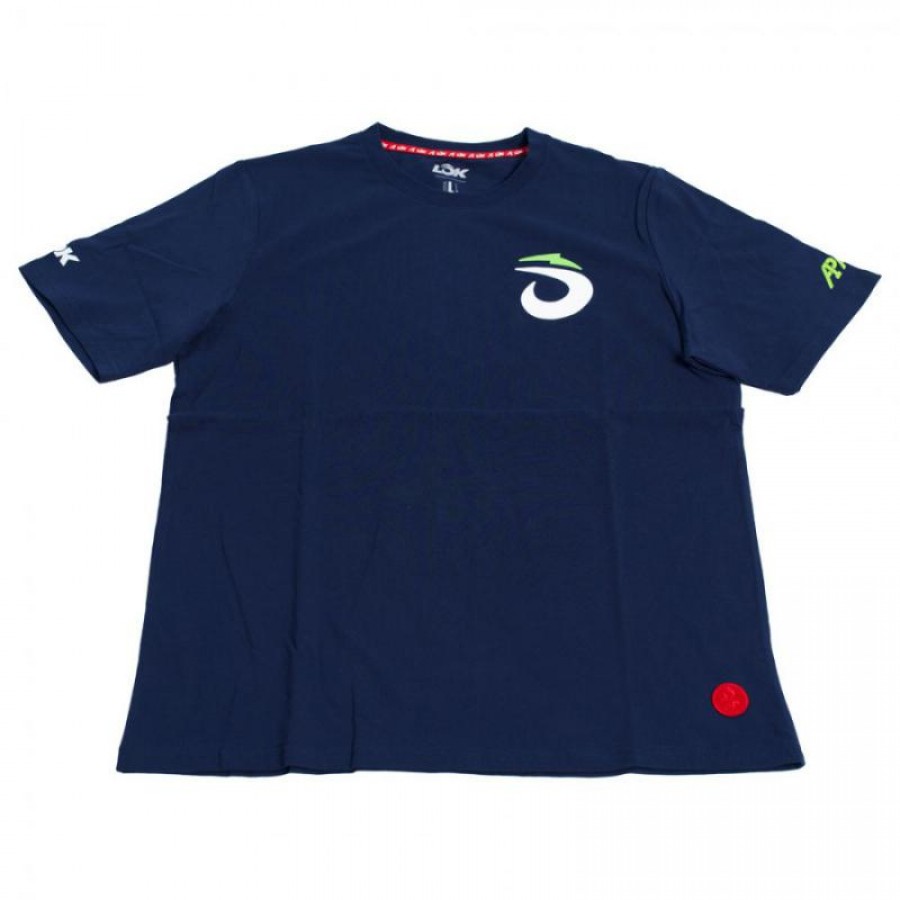 Camiseta Lok A1 Padel Glacier Azul Marino Mujer