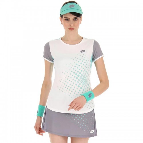Lotto Top IV White Green Women''s T-Shirt Lotto Top IV White Green Women''s T-Shirt