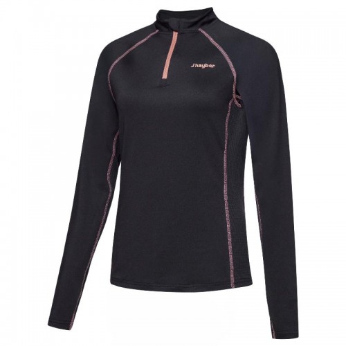 Camiseta de manga comprida JHayber Alpina Preta Feminina Camiseta de manga comprida JHayber Alpina Preta Feminina