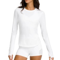 Camiseta Manga Larga Wilson All Day Blanco Mujer