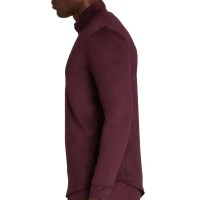 Wilson Everyday Performance Half Zip Long Sleeve T-Shirt Dark Red