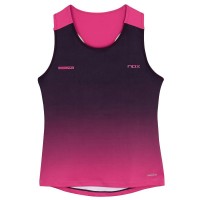 Camiseta Nox Pro Morado Rosa Degradado Mujer