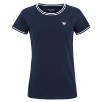 Camiseta Tecnifibre Team Stretch Azul Marino Mujer