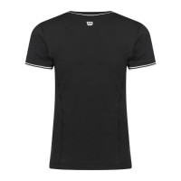Camiseta Wilson Team Seamless Negro Mujer