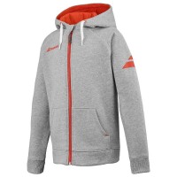 Chaqueta Babolat Exercise Gris Jaspeado Junior