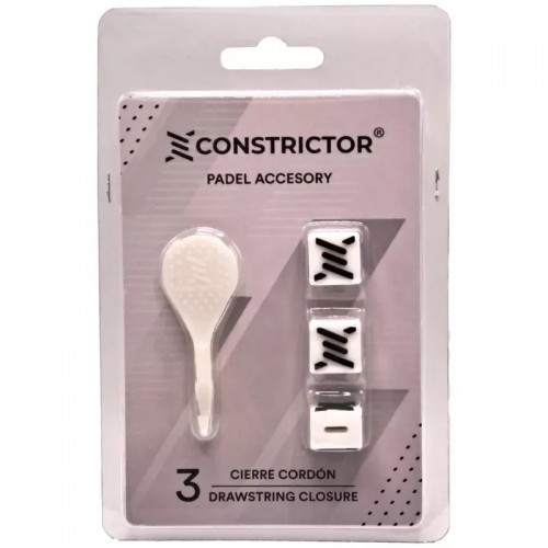 White Constrictor Cord Closure 3 Units White Constrictor Cord Closure 3 Units