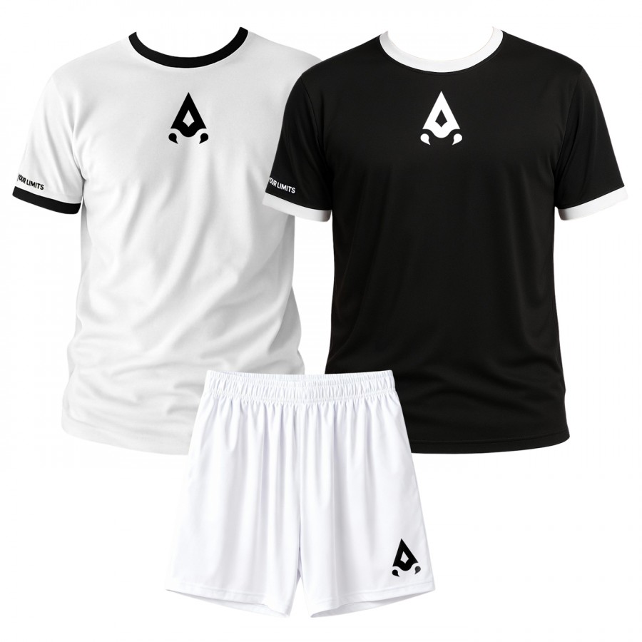 Conjunto Alacran Wild Blanco Negro X3