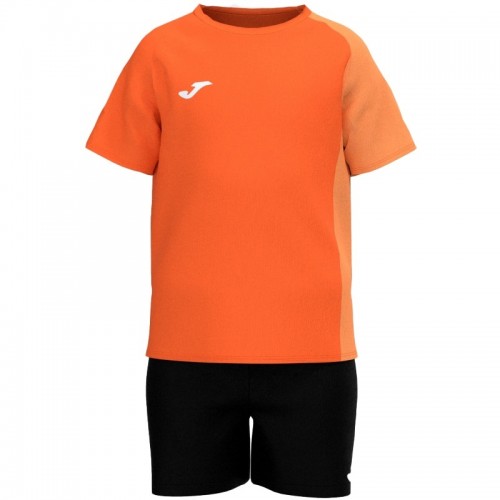 Conjunto Joma Camp Naranja Negro Junior