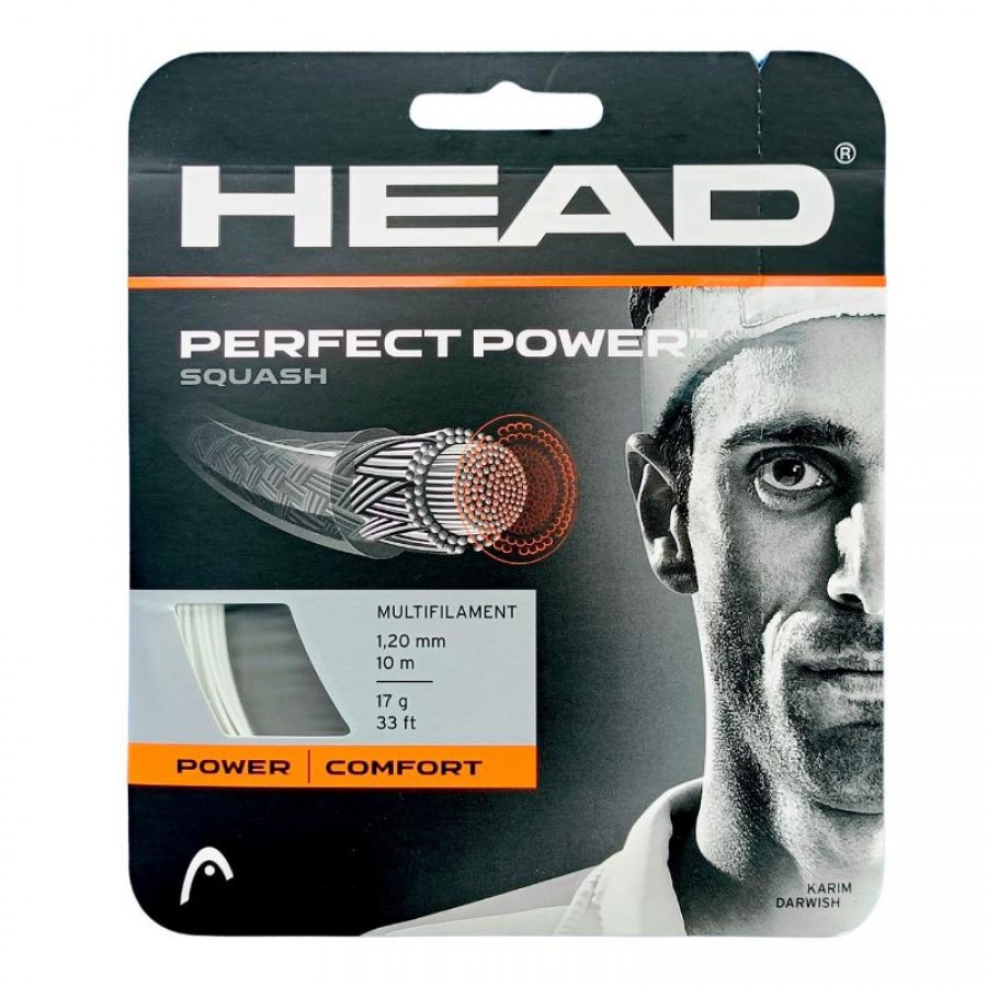 Courge Cordaje 10m Tete Perfect Power 1,20mm Blanco