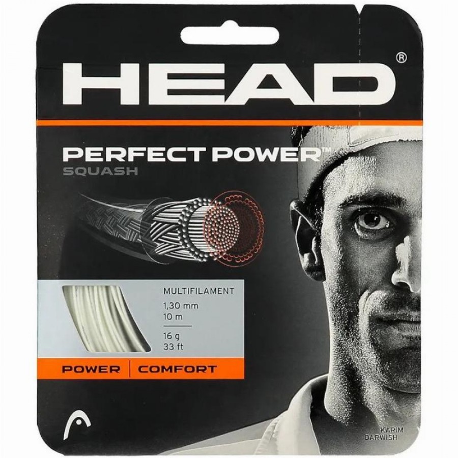 Courge Cordaje 10m Tete Perfect Power 1,30mm Blanco
