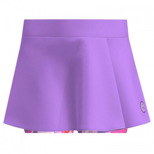 Falda Bidi Badu Spike Imprime Ondule Lila Rosa