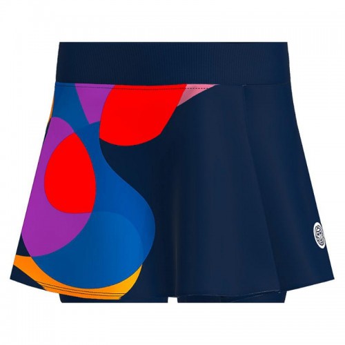 Falda Bidi Badu Twiggy Printed Wavy Azul Oscuro Mix Falda Bidi Badu Twiggy Printed Wavy Azul Oscuro Mix