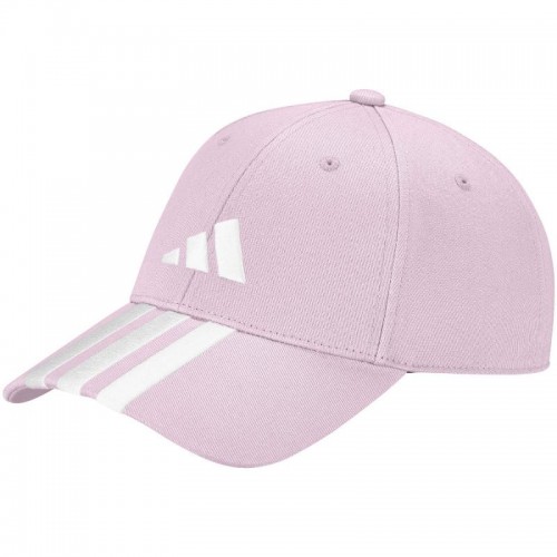 Gorra Adidas Baseball 3 Stripes Rosa Claro