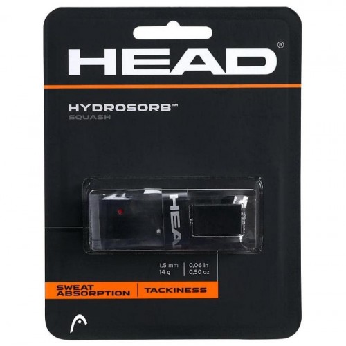 Replacement Grip Squash Head Hydrosorb Black Red Replacement Grip Squash Head Hydrosorb Black Red