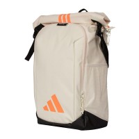 Mochila Adidas Multigame 3.5 Blanco Tiza Naranja