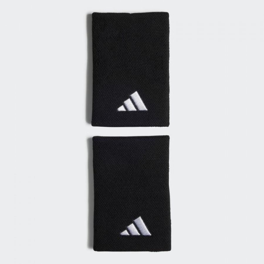 Pulseiras Grandes Adidas Pretas 2 Unidades