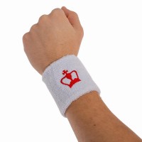Couronne noire Bracelets courts blancs 1 unite