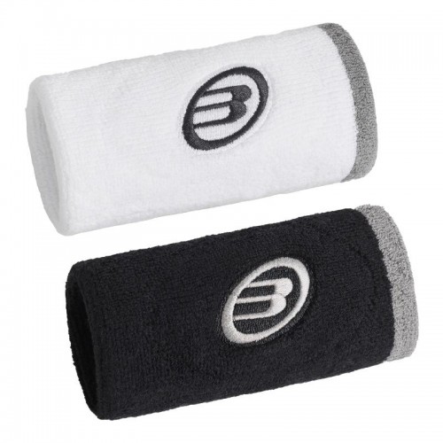 Bullpadel BPMU265 I Bracelets Blancs Noirs 2 Unités