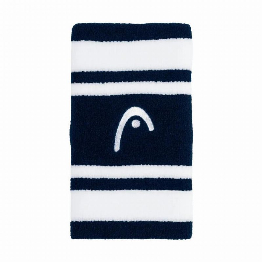Tete rayee 5 Poignets Bleu Marine Blanc 2 Unites