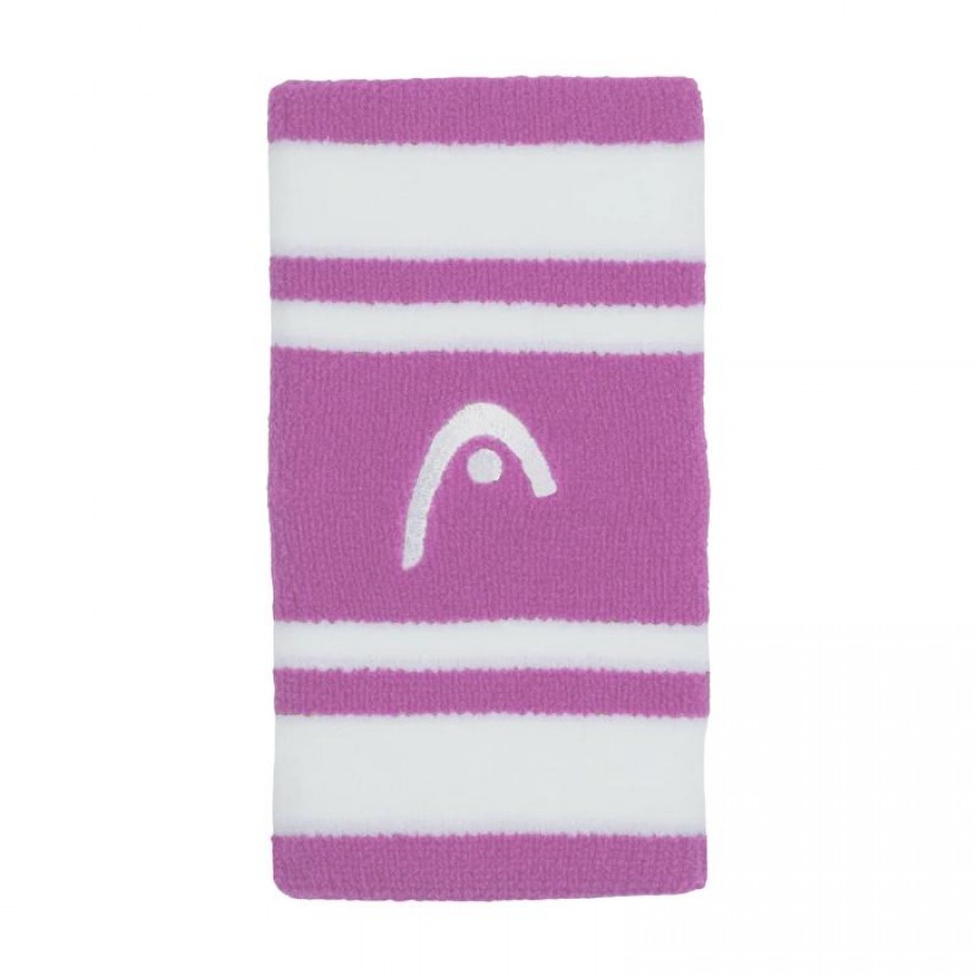Munequeras Head Striped 5 Lila Blanco 2 Unidades
