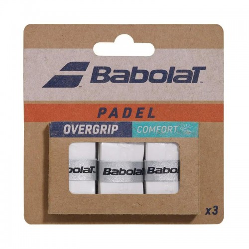 Sobreempunhaduras Babolat Comfort Padel Blanco 3 Unidades