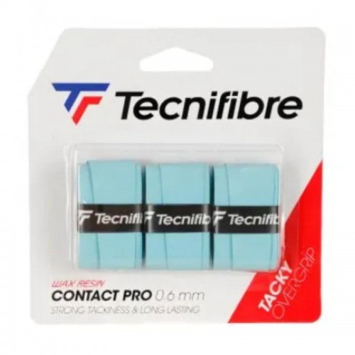 Tecnifibre Contact Pro Blue Overgrips 3 Unidades