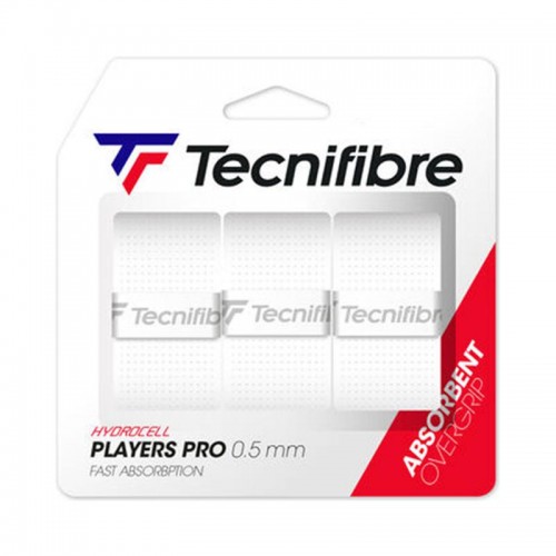 Tecnifibre Players Pro White Overgrips 3 Units Tecnifibre Players Pro White Overgrips 3 Units
