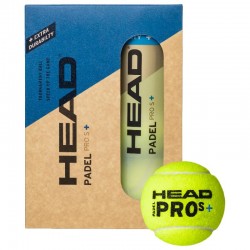 Pack de boîtes de balle Padel Pro S+ à 2 têtes