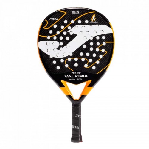 Joma Carolina Navarro Valkiria Pro 2.0 Black Orange Racket Joma Carolina Navarro Valkiria Pro 2.0 Black Orange Racket