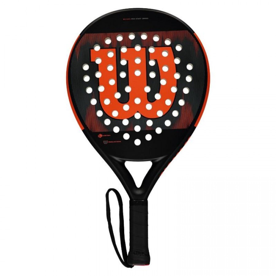Wilson Pro Staff Speed Shovel Black Orange PADELPOINT Wilson Pro Staff Speed Shovel Black Orange