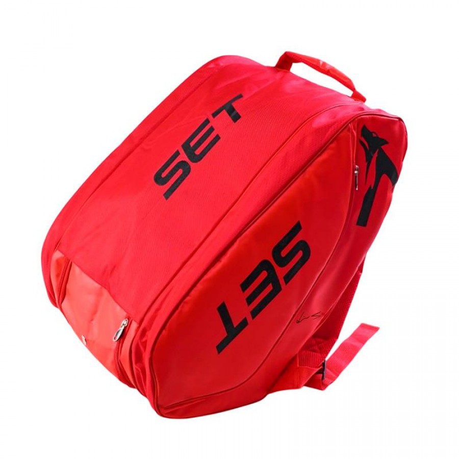 Sanyo Wolf Ensemble de raquettes de padel rouge